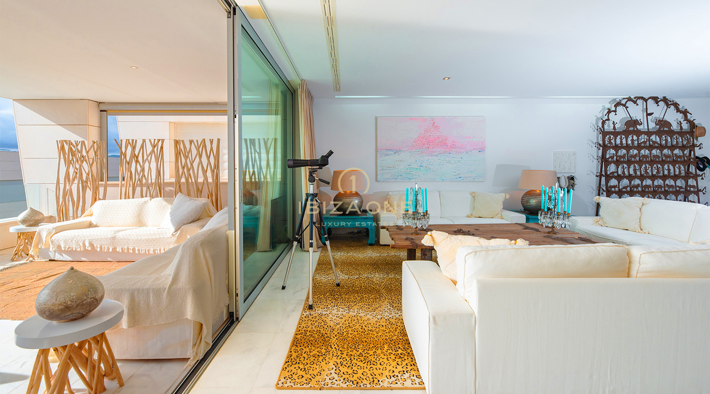 Luxuriöses Penthouse in der geschlossenen Wohnanlage Es Pouet zu verkaufen, Ibiza - Luxuriöses Penthouse in der geschlossenen Wohnanlage Es Pouet zu vermieten, Ibiza
