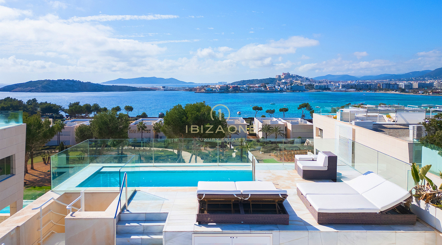 Luxe penthouse in de beveiligde woonwijk Es Pouet te koop, Ibiza - Luxe penthouse in de beveiligde woonwijk Es Pouet te huur, Ibiza
