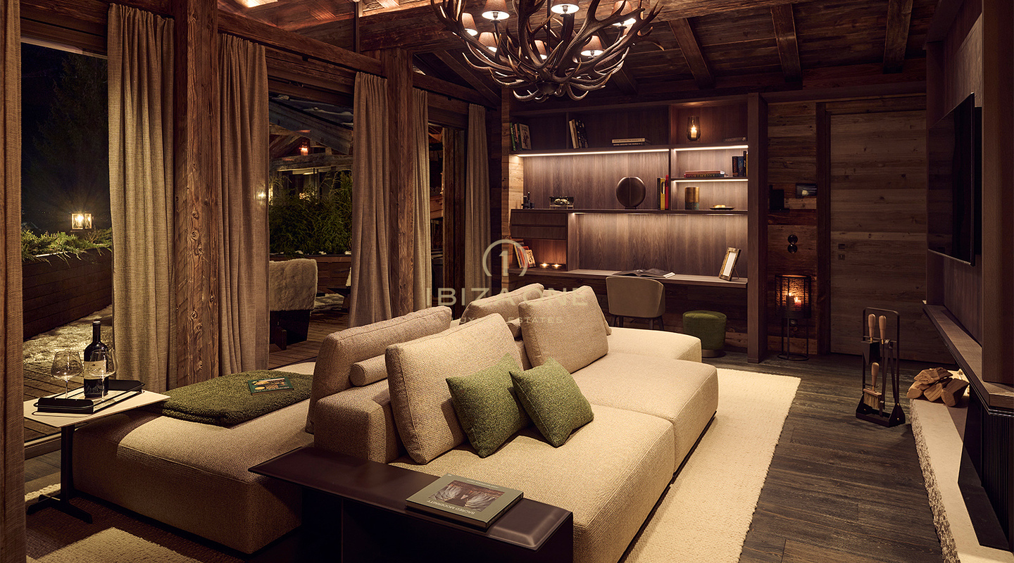 Four exclusive luxury chalets with modern elegance that offer direct access to the slopes for sale at Jochberg, Austria