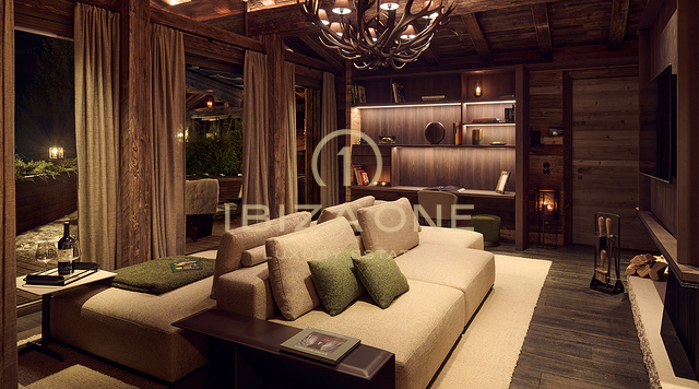 Vier exclusieve luxe chalets met moderne elegantie die directe toegang tot de pistes bieden te koop in Jochberg, Oostenrijk
