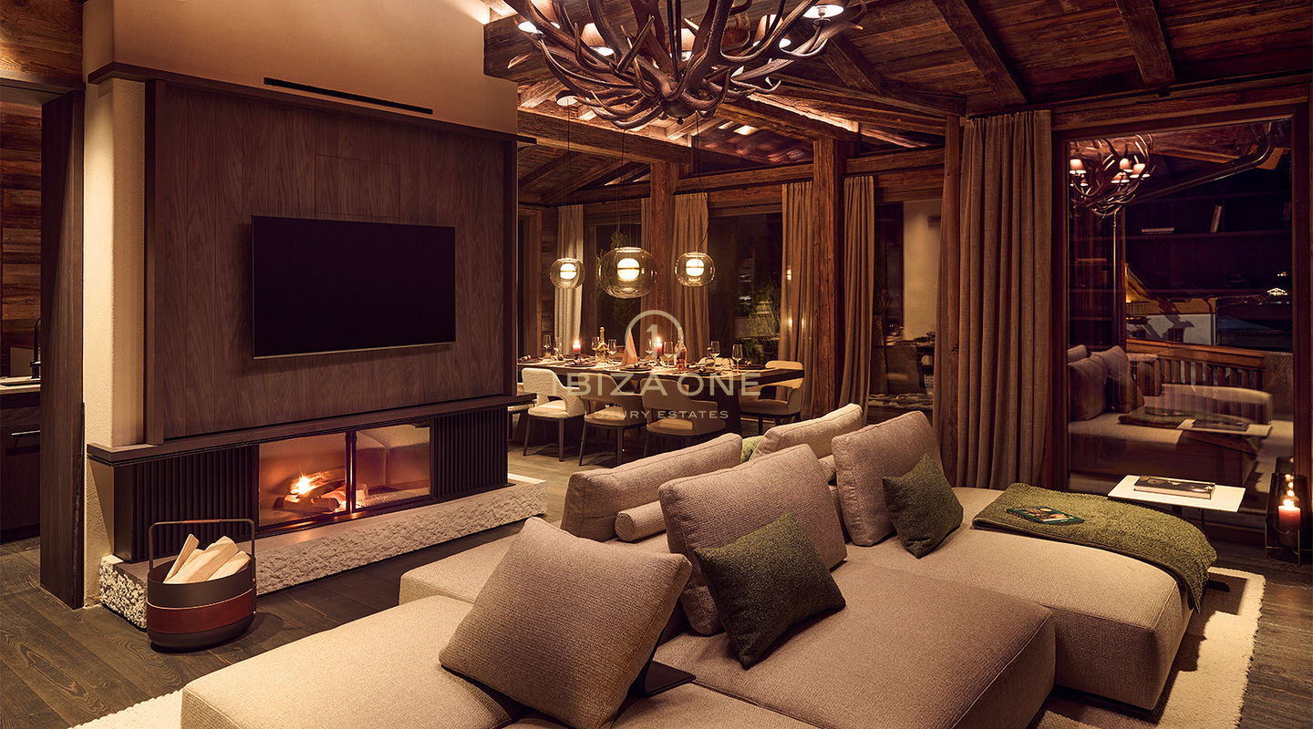 Four exclusive luxury chalets with modern elegance that offer direct access to the slopes for sale at Jochberg, Austria