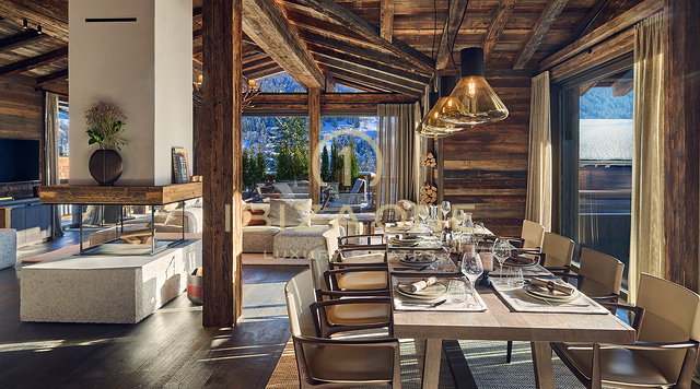 Vier exclusieve luxe chalets met moderne elegantie die directe toegang tot de pistes bieden te koop in Jochberg, Oostenrijk