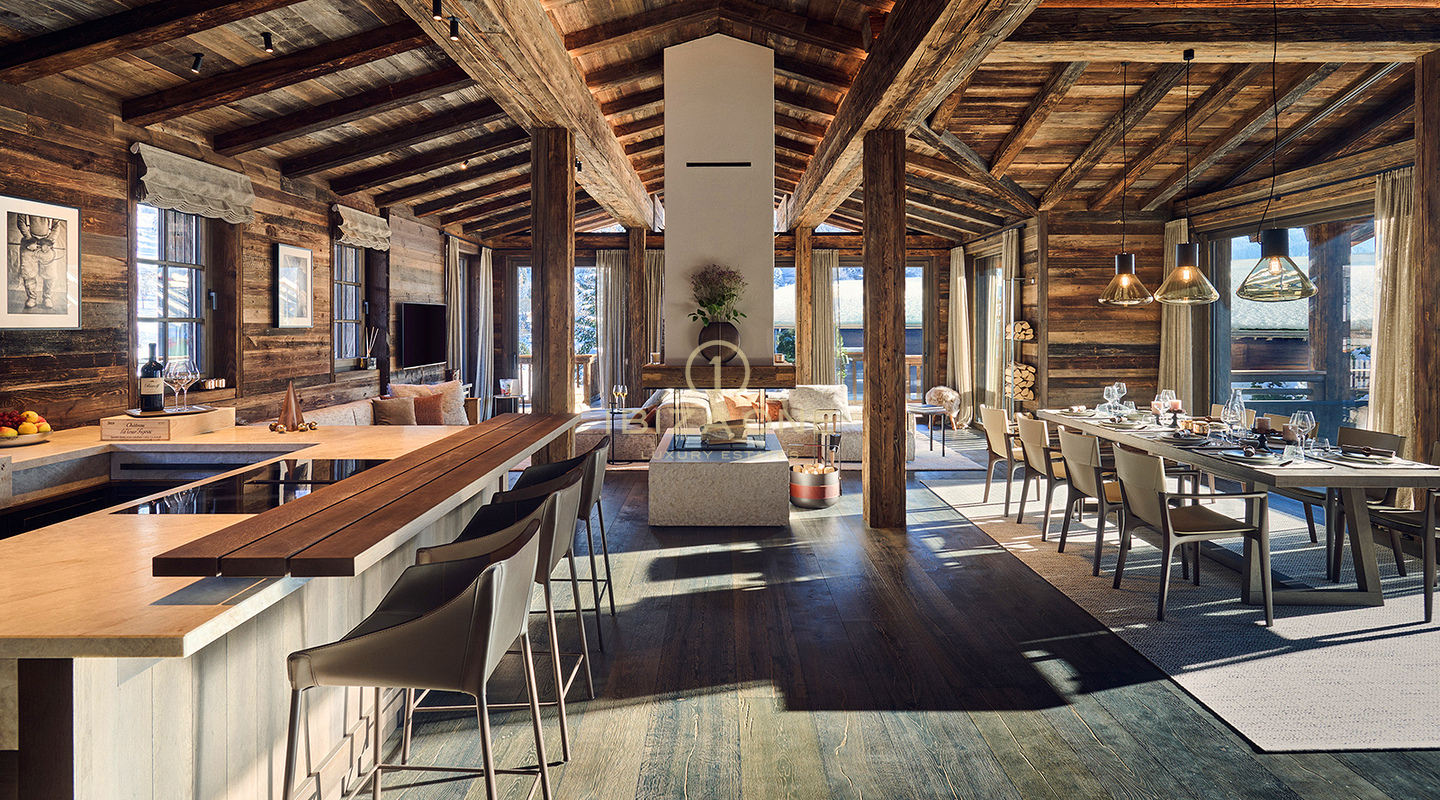 Quattro esclusivi chalet di lusso con eleganza moderna che offrono accesso diretto alle piste in vendita a Jochberg, Austria