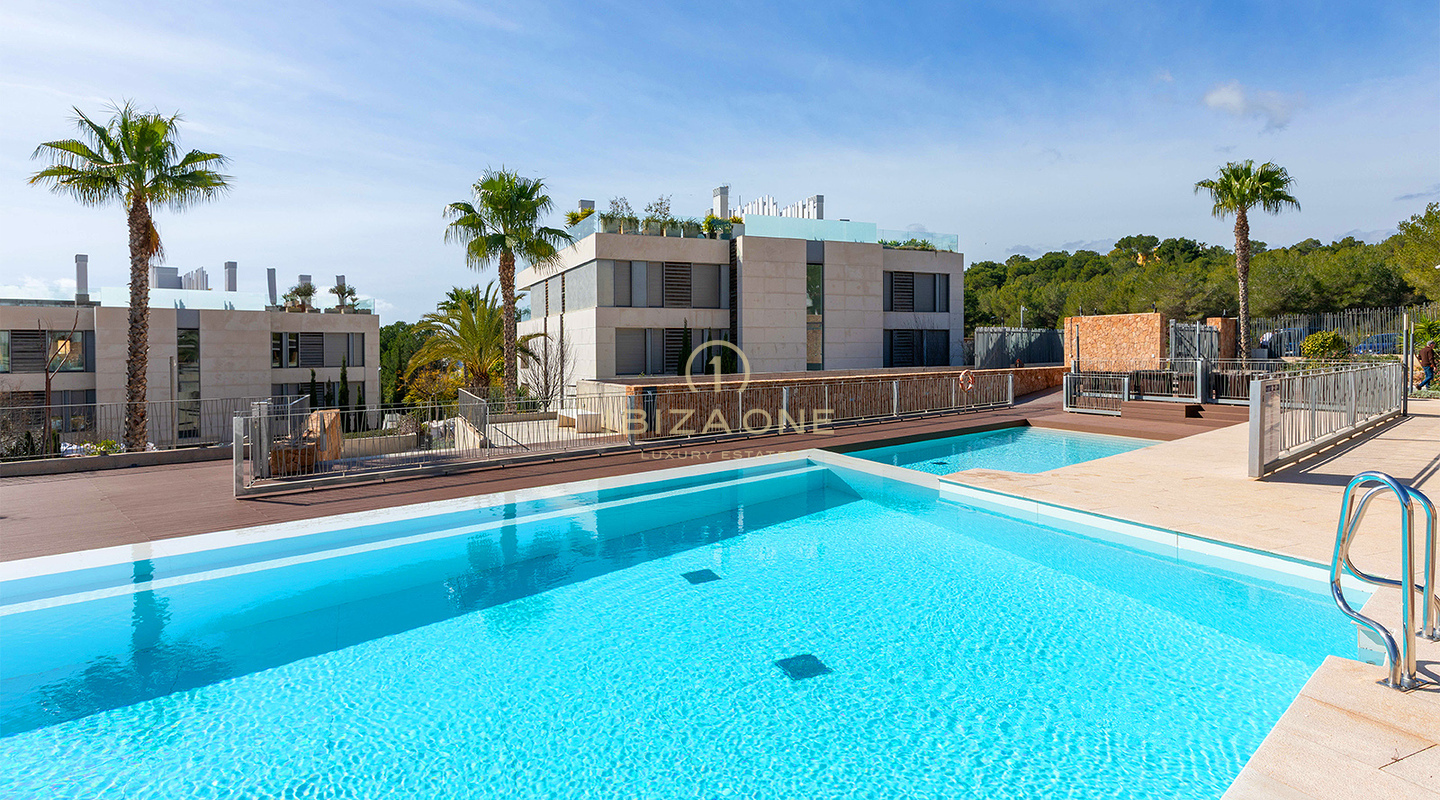Modern en luxe appartement in beveiligde zone te koop, Ibiza - Modern en luxe appartement in beveiligde zone te huur, Ibiza