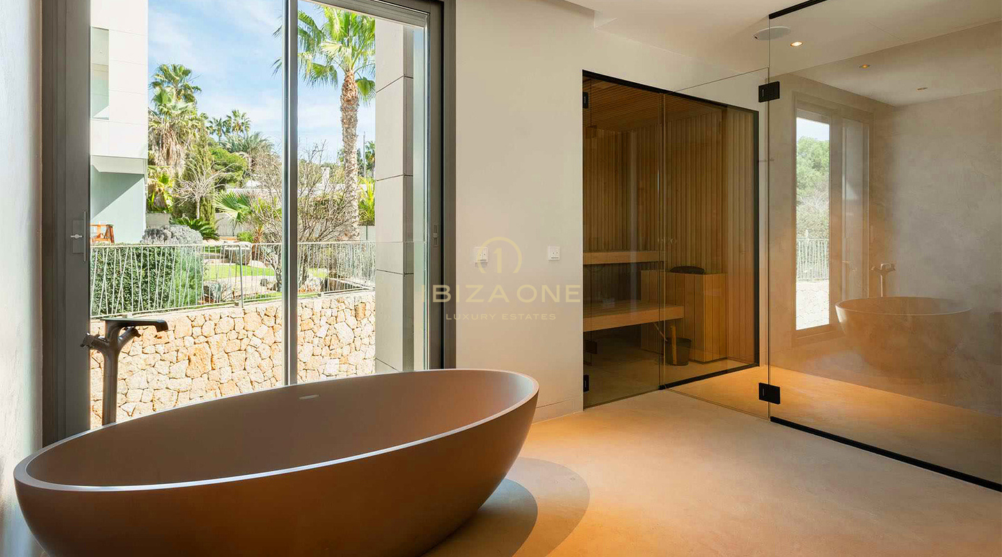 Unique, luxury, modern double apartment consisting of luxury penthouse and luxury groundfloor apartment for sale, Ibiza, RESERVED