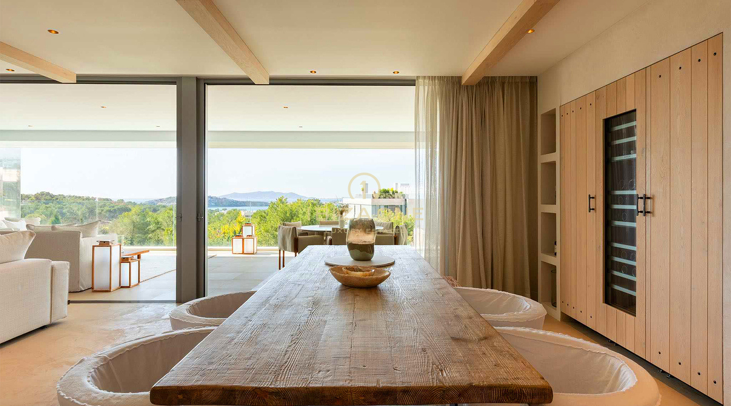 Unique, luxury, modern double apartment consisting of luxury penthouse and luxury groundfloor apartment for sale, Ibiza, RESERVED