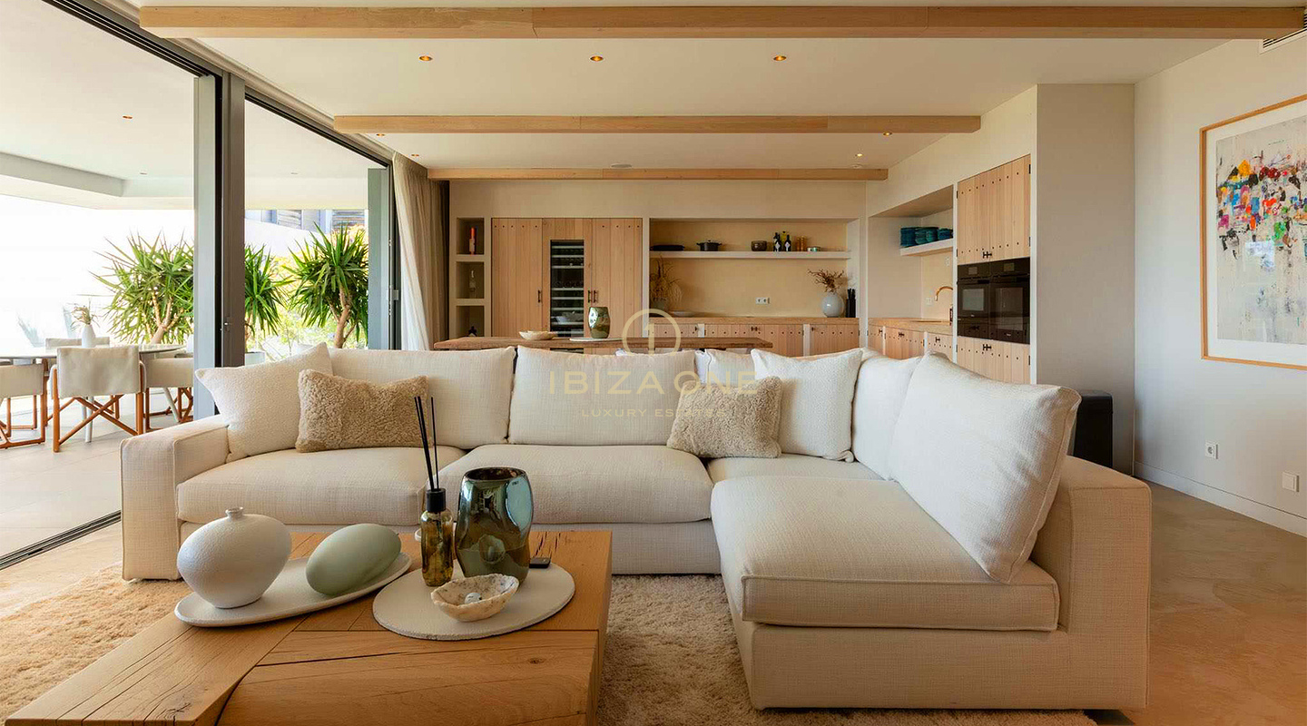 Unique, luxury, modern double apartment consisting of luxury penthouse and luxury groundfloor apartment for sale, Ibiza, RESERVED