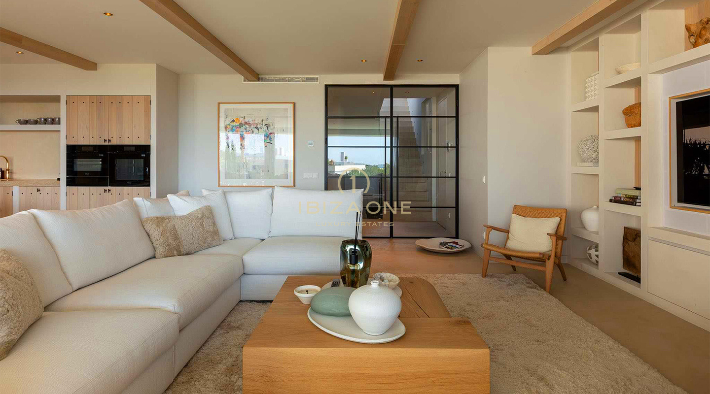 Unique, luxury, modern double apartment consisting of luxury penthouse and luxury groundfloor apartment for sale, Ibiza, RESERVED