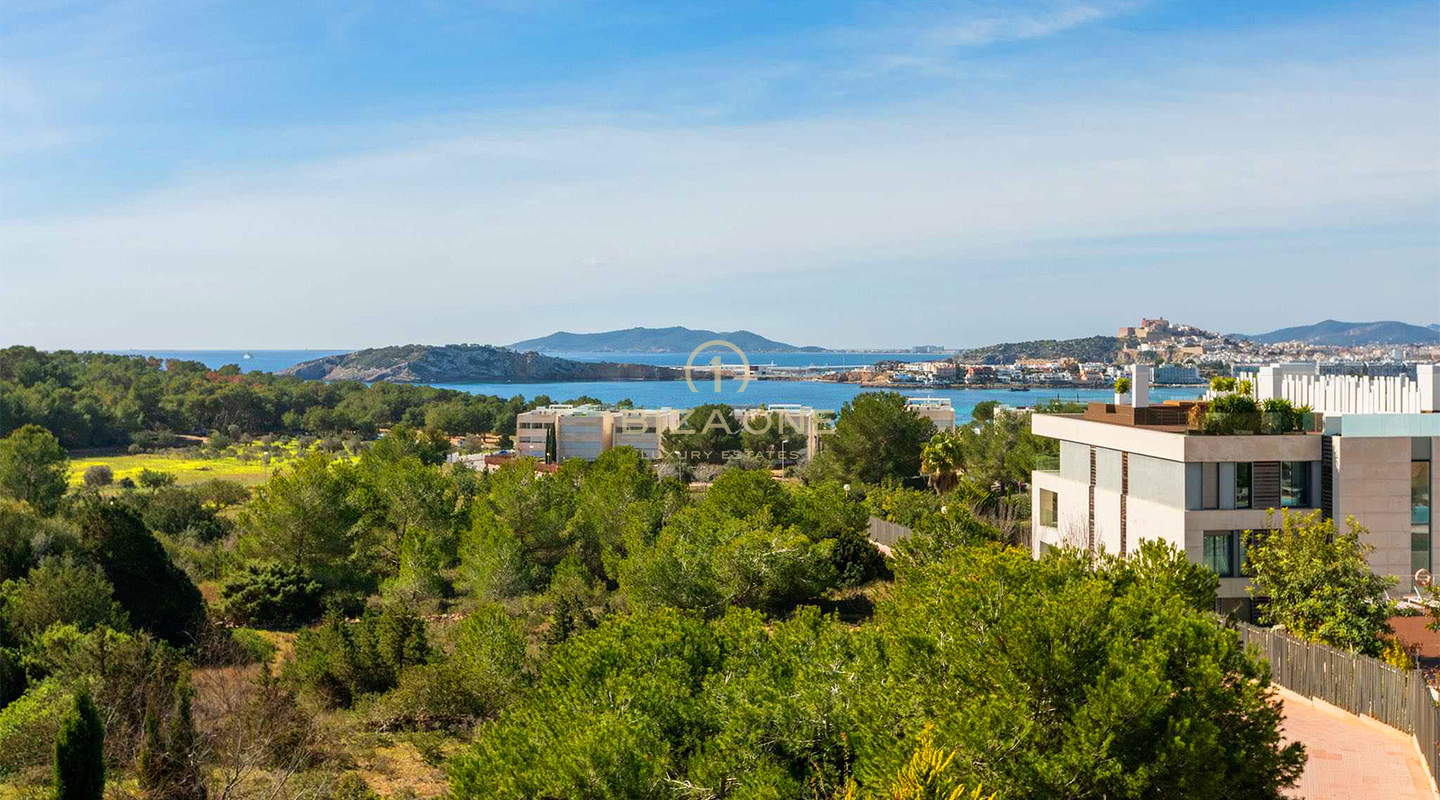 Unique, luxury, modern double apartment consisting of luxury penthouse and luxury groundfloor apartment for sale, Ibiza, RESERVED