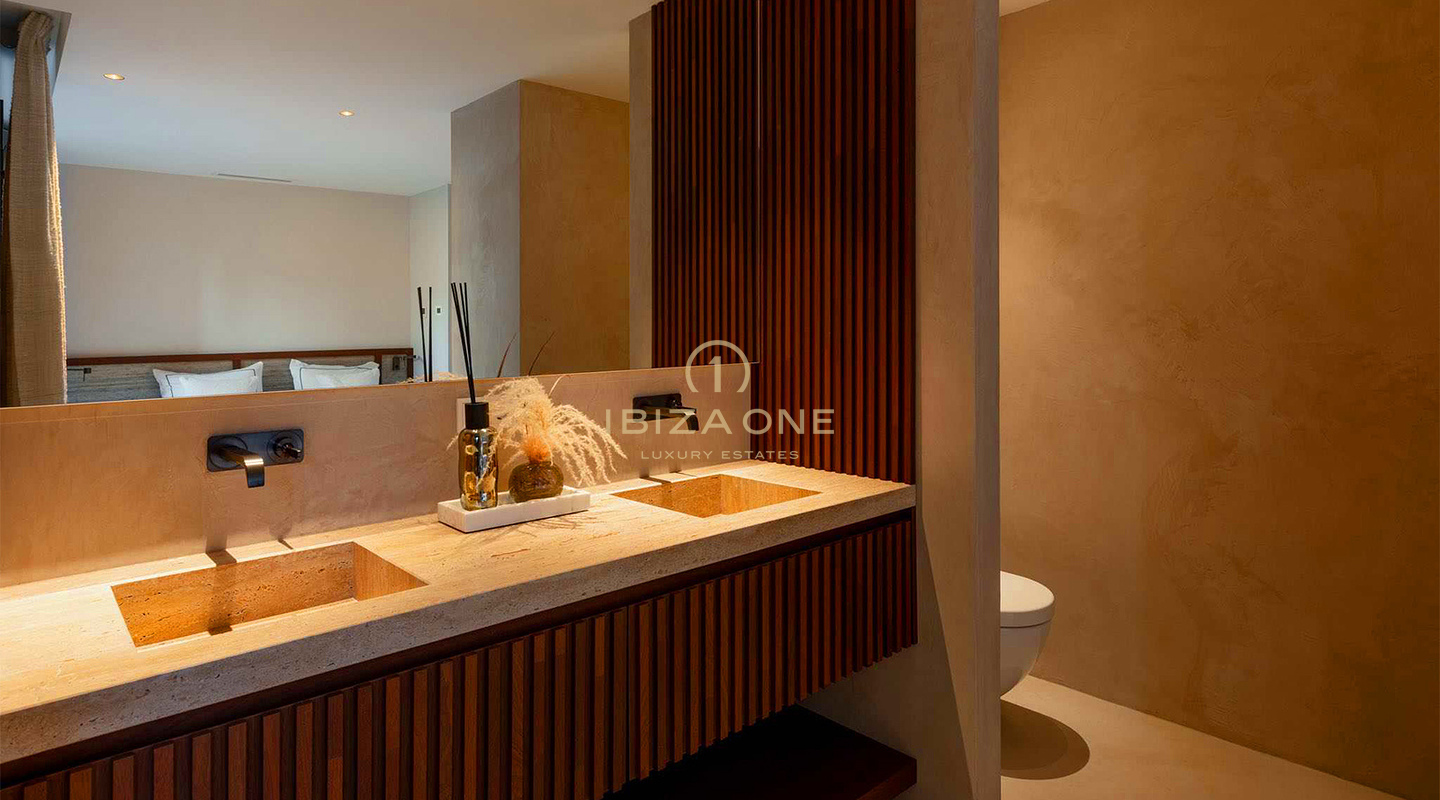 Unique, luxury, modern double apartment consisting of luxury penthouse and luxury groundfloor apartment for sale, Ibiza, RESERVED