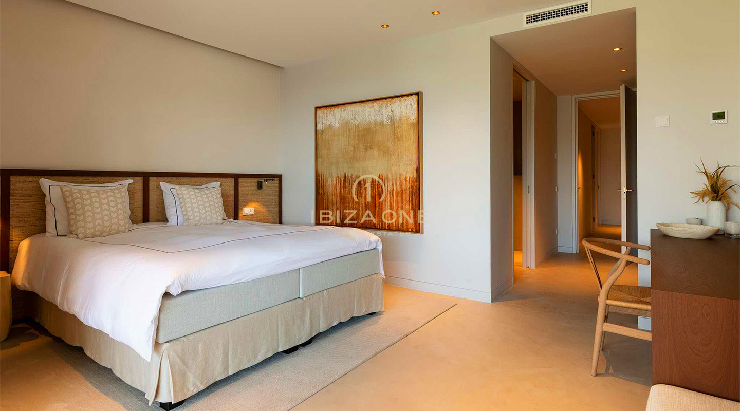 Einzigartige, luxuriöse und moderne Doppelwohnung bestehend aus Penthouse und Erdgeschosswohnung auf Ibiza zu verkaufen, RESERVIERT