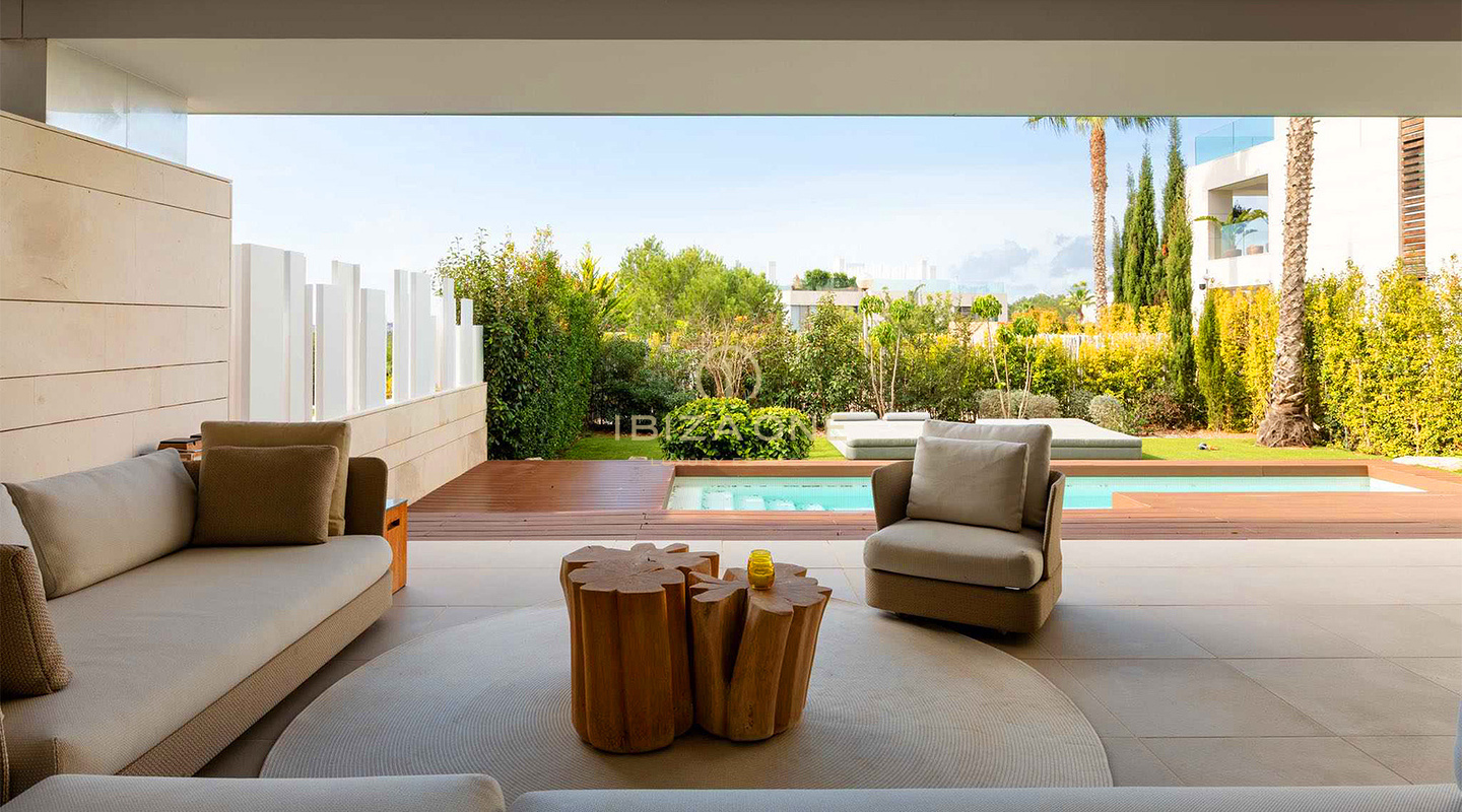 Unique, luxury, modern double apartment consisting of luxury penthouse and luxury groundfloor apartment for sale, Ibiza, RESERVED