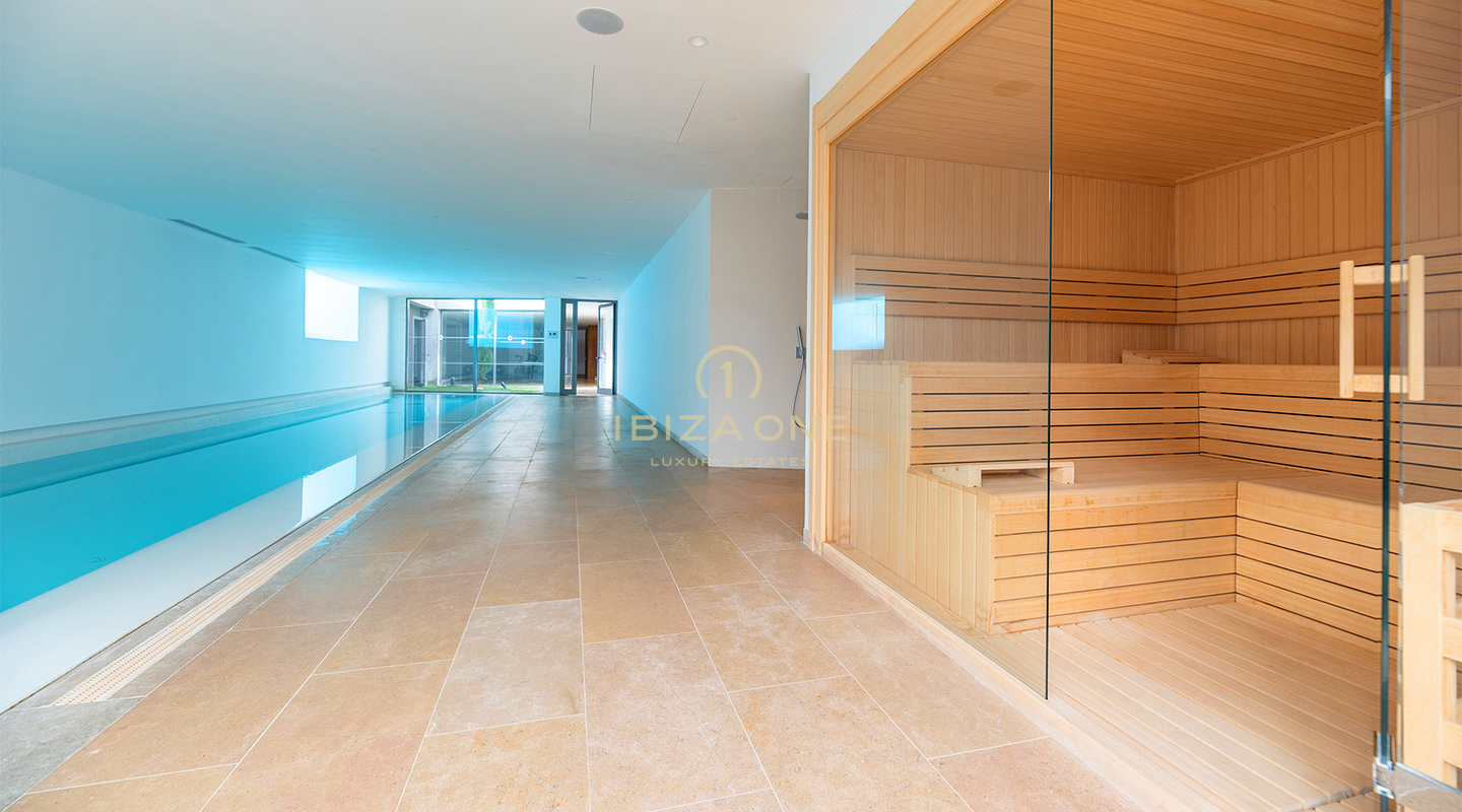 Unique, luxury, modern double apartment consisting of luxury penthouse and luxury groundfloor apartment for sale, Ibiza, RESERVED