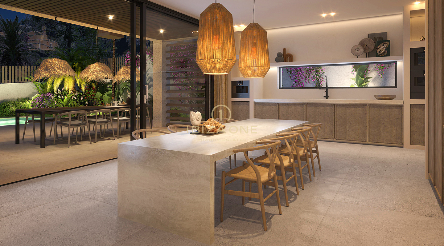 Beautiful luxury villa project in Can Furnet the gem of Ibiza for sale, Ibiza - luxury plot with building license granted for sale, Ibiza