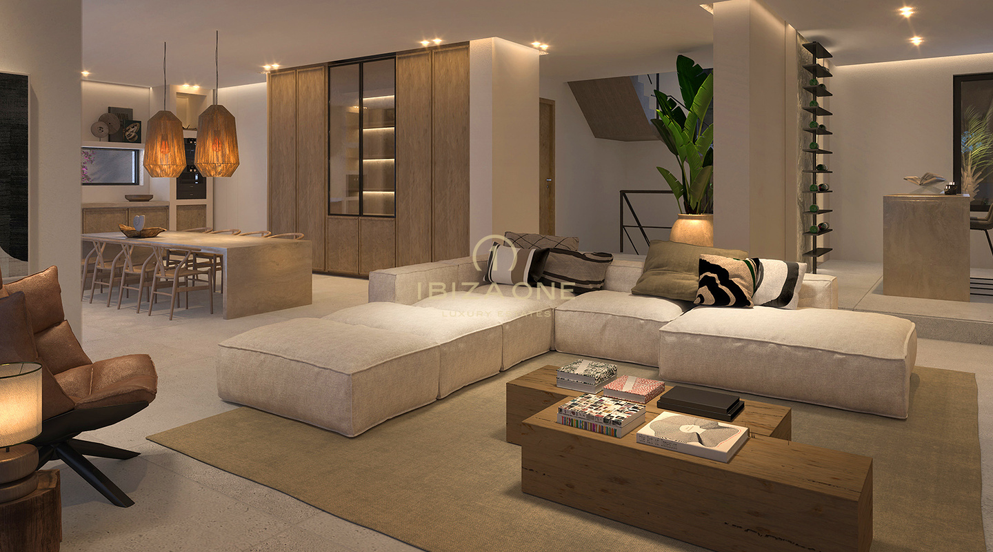 Beautiful luxury villa project in Can Furnet the gem of Ibiza for sale, Ibiza - luxury plot with building license granted for sale, Ibiza