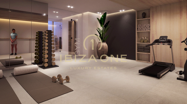 Проект современной роскошной виллы в Кан Фурнет с зелеными окрестностями на продажу, Ибица - роскошный участок с лицензией на строительство на продажу, Ибица