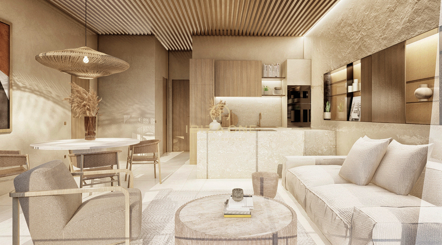 Moderne luxe penthouse met zwembad en tuin op loopafstand van het strand te koop, Ibiza
