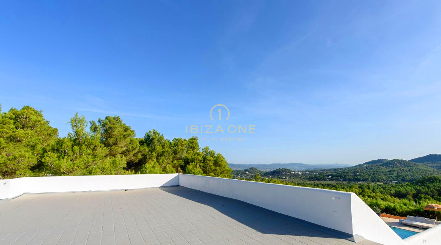 Beautiful Modern Luxury Villa with Exceptional Mountain & Sea Views – For Sale in Sant Josep, Ibiza
