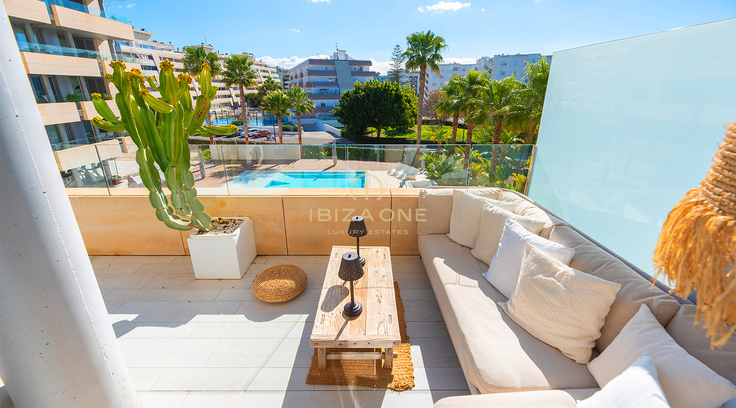 Stilvolle Luxuswohnung im renommierten Komplex WHITE ANGEL in bester Lage an der Marina Botafoch zu verkaufen – Stilvolle Luxuswohnung im renommierten Komplex WHITE ANGEL in bester Lage an der Marina Botafoch zu vermieten – Ibiza