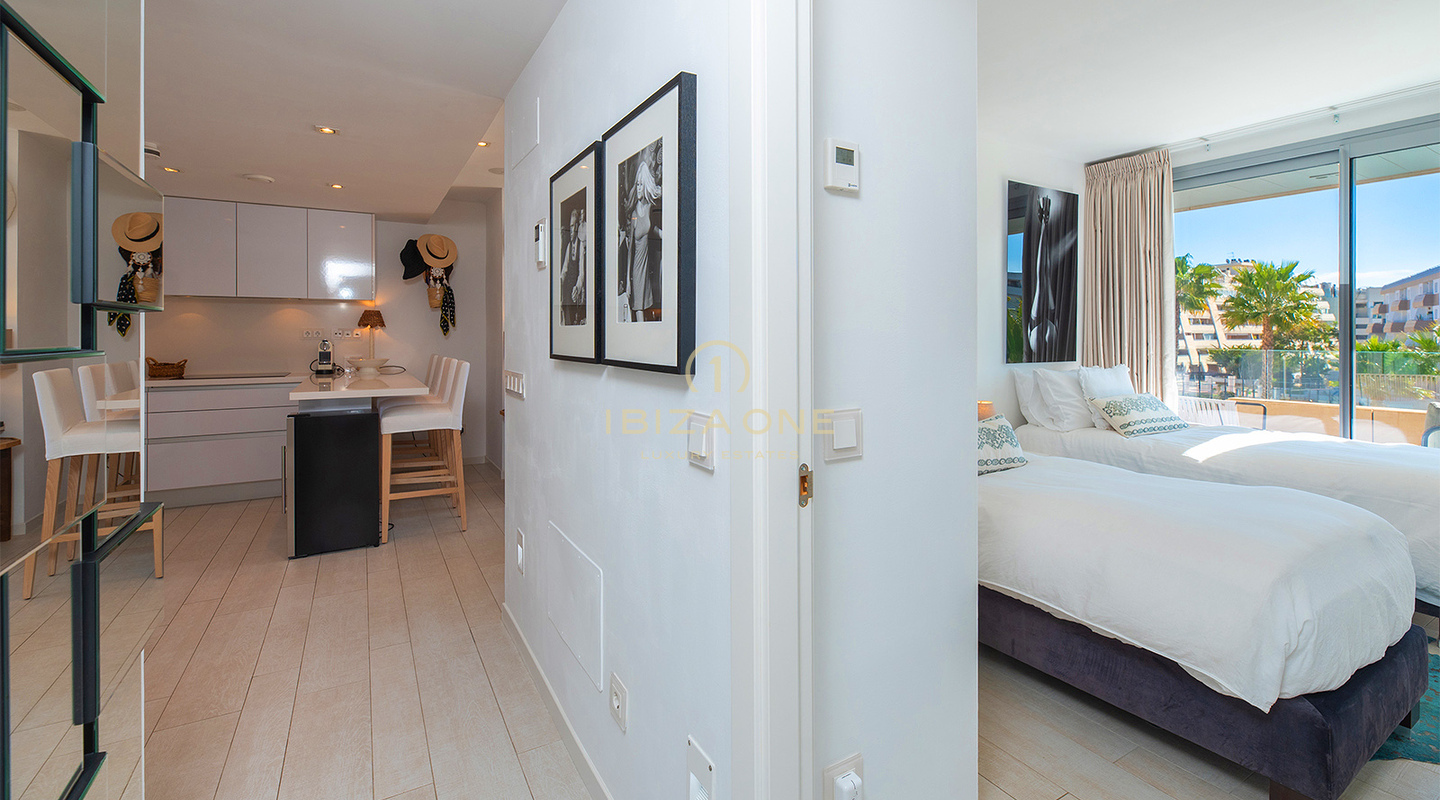 Stilvolle Luxuswohnung im renommierten Komplex WHITE ANGEL in bester Lage an der Marina Botafoch zu verkaufen – Stilvolle Luxuswohnung im renommierten Komplex WHITE ANGEL in bester Lage an der Marina Botafoch zu vermieten – Ibiza
