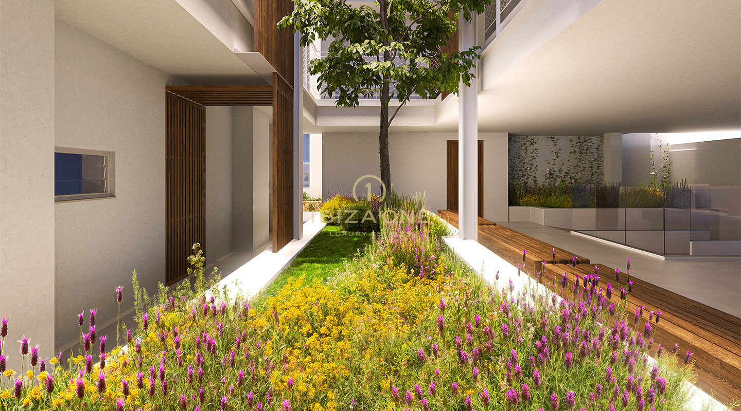 Luxe appartementencomplex met zeezicht in het hart van Santa Eulalia te koop, Ibiza