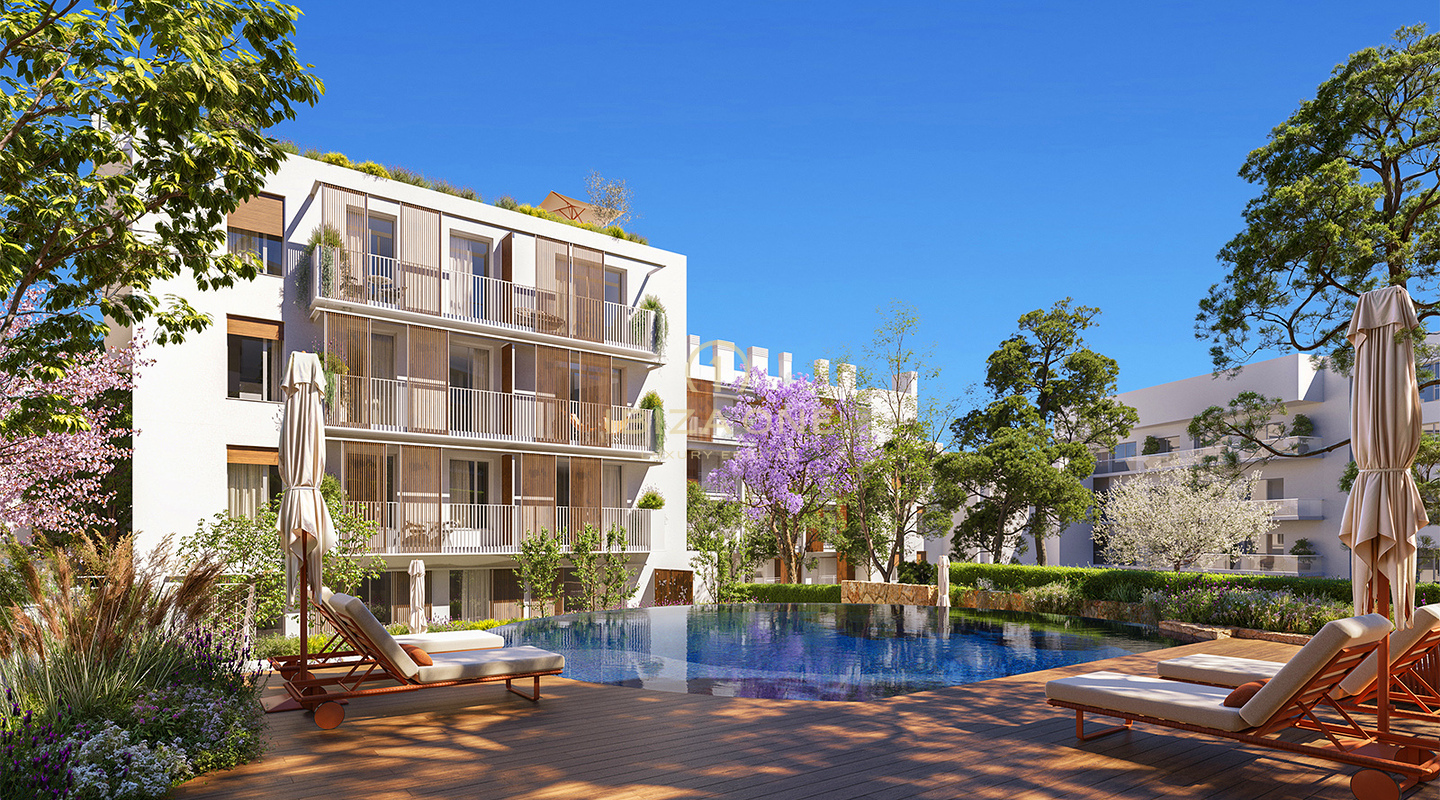 Luxe appartementencomplex met zeezicht in het hart van Santa Eulalia te koop, Ibiza