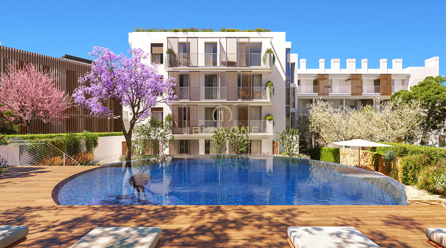 Luxuriöse Apartmentanlage mit Meerblick im Herzen von Santa Eulalia zu verkaufen, Ibiza