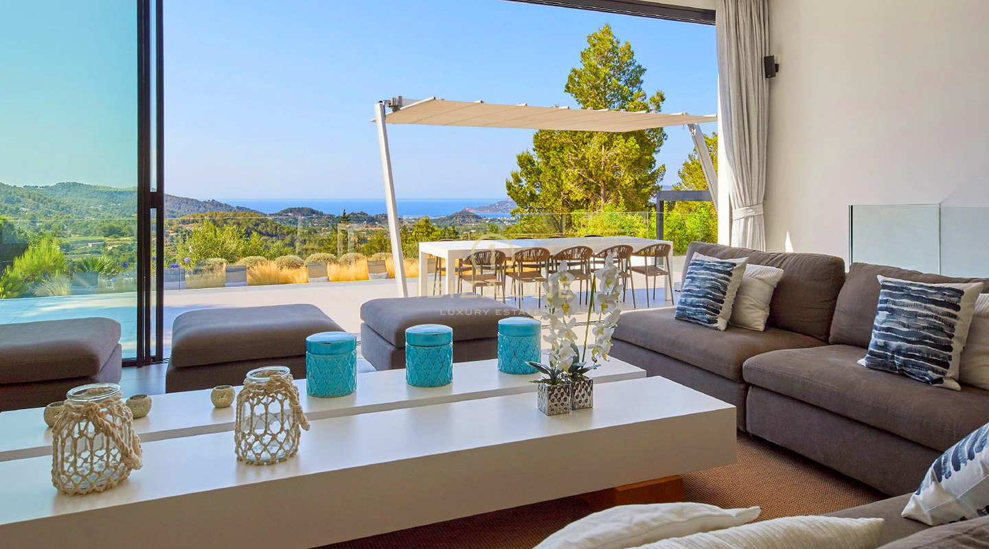 Luxusvilla mit Meerblick und spektakulärem Sonnenuntergang zu vermieten, Ibiza