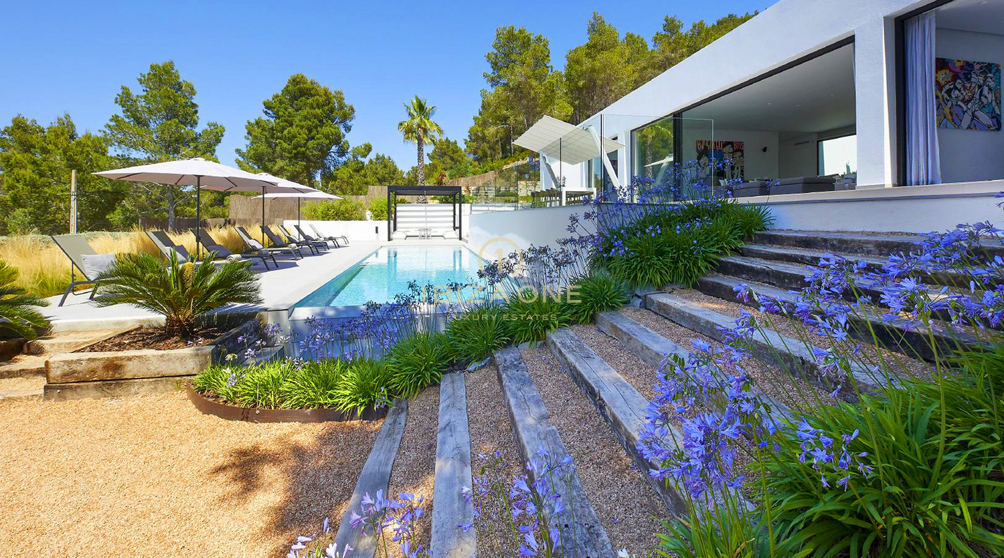 Luxusvilla mit Meerblick und spektakulärem Sonnenuntergang zu vermieten, Ibiza