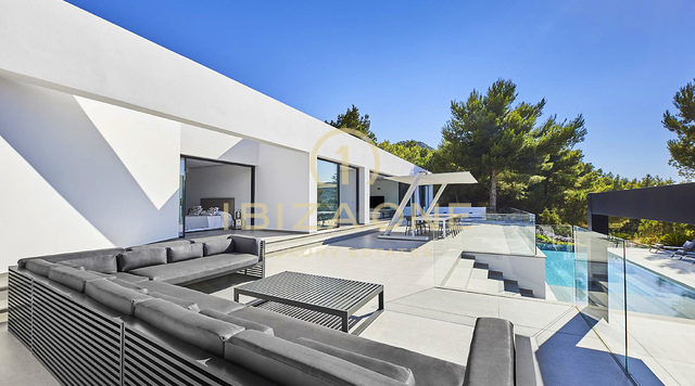 Luxusvilla mit Meerblick und spektakulärem Sonnenuntergang zu vermieten, Ibiza