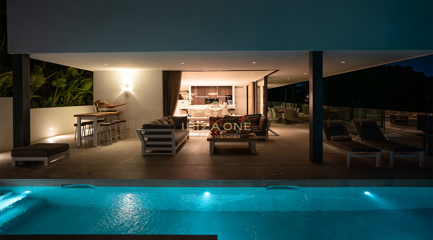 Villa de luxe exclusive à vendre à Can Furnet avec vue imprenable, Ibiza