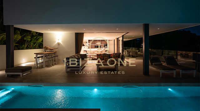 Esclusiva villa di lusso di design a Can Furnet con vista mozzafiato in vendita, Ibiza