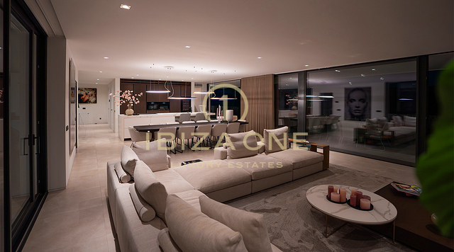 Exclusieve luxe designvilla in Can Furnet met adembenemend uitzicht te koop, Ibiza