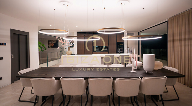 Exclusive luxury designer villa in Can Furnet with breathtaking views for sale, Ibiza