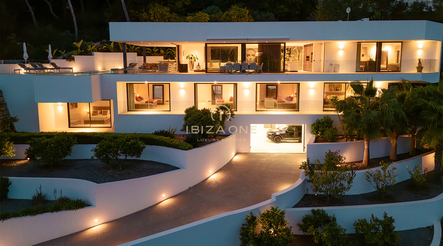 Exclusive luxury designer villa in Can Furnet with breathtaking views for sale, Ibiza