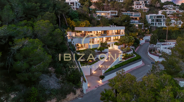 Exclusive luxury designer villa in Can Furnet with breathtaking views for sale, Ibiza