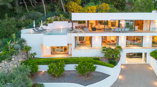 Exclusive luxury designer villa in Can Furnet with breathtaking views for sale, Ibiza