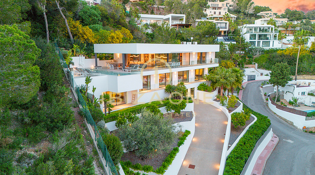 Exclusive luxury designer villa in Can Furnet with breathtaking views for sale, Ibiza
