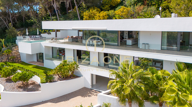 Exklusive Luxus-Designervilla in Can Furnet mit atemberaubender Aussicht zu verkaufen, Ibiza