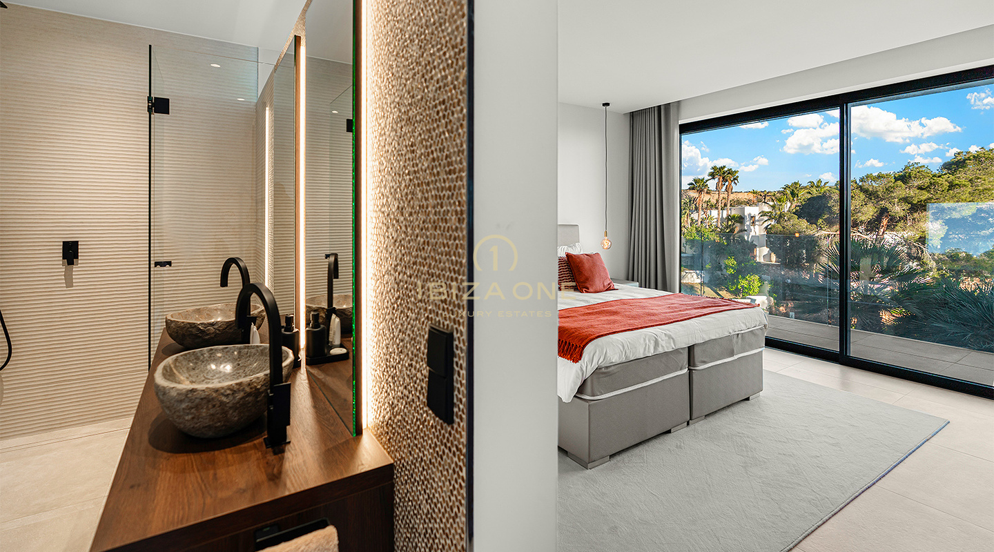 Villa de luxe exclusive à vendre à Can Furnet avec vue imprenable, Ibiza