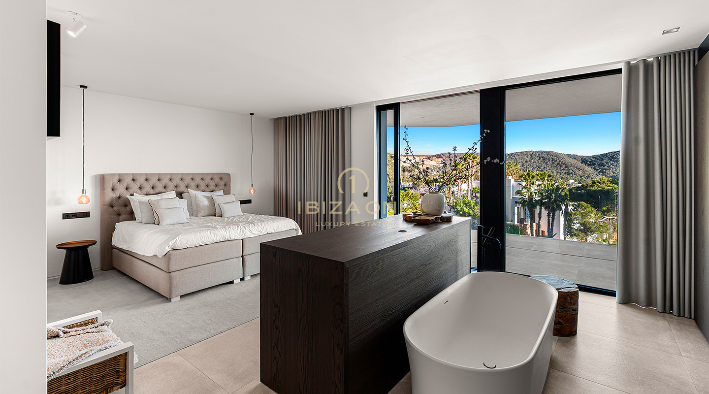 Exclusive luxury designer villa in Can Furnet with breathtaking views for sale, Ibiza