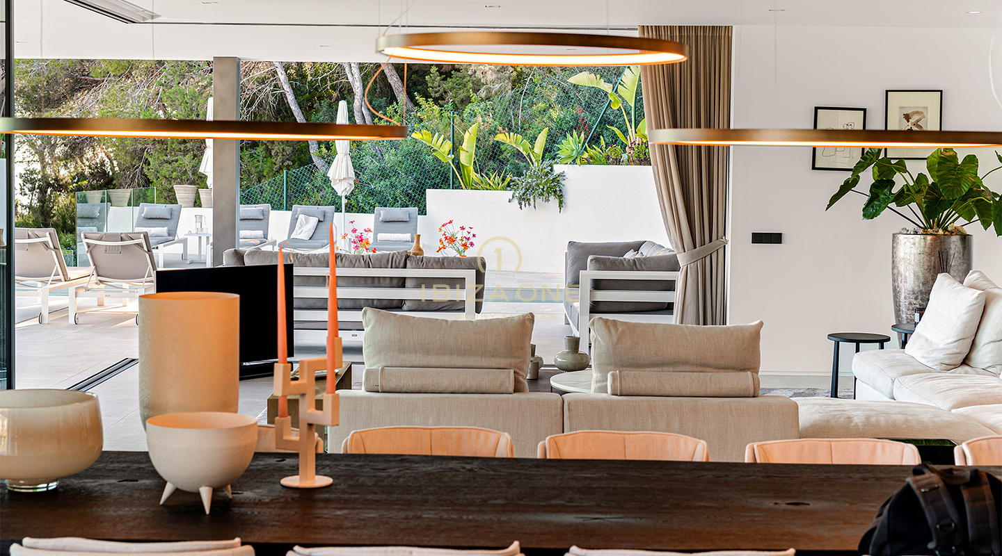 Esclusiva villa di lusso di design a Can Furnet con vista mozzafiato in vendita, Ibiza