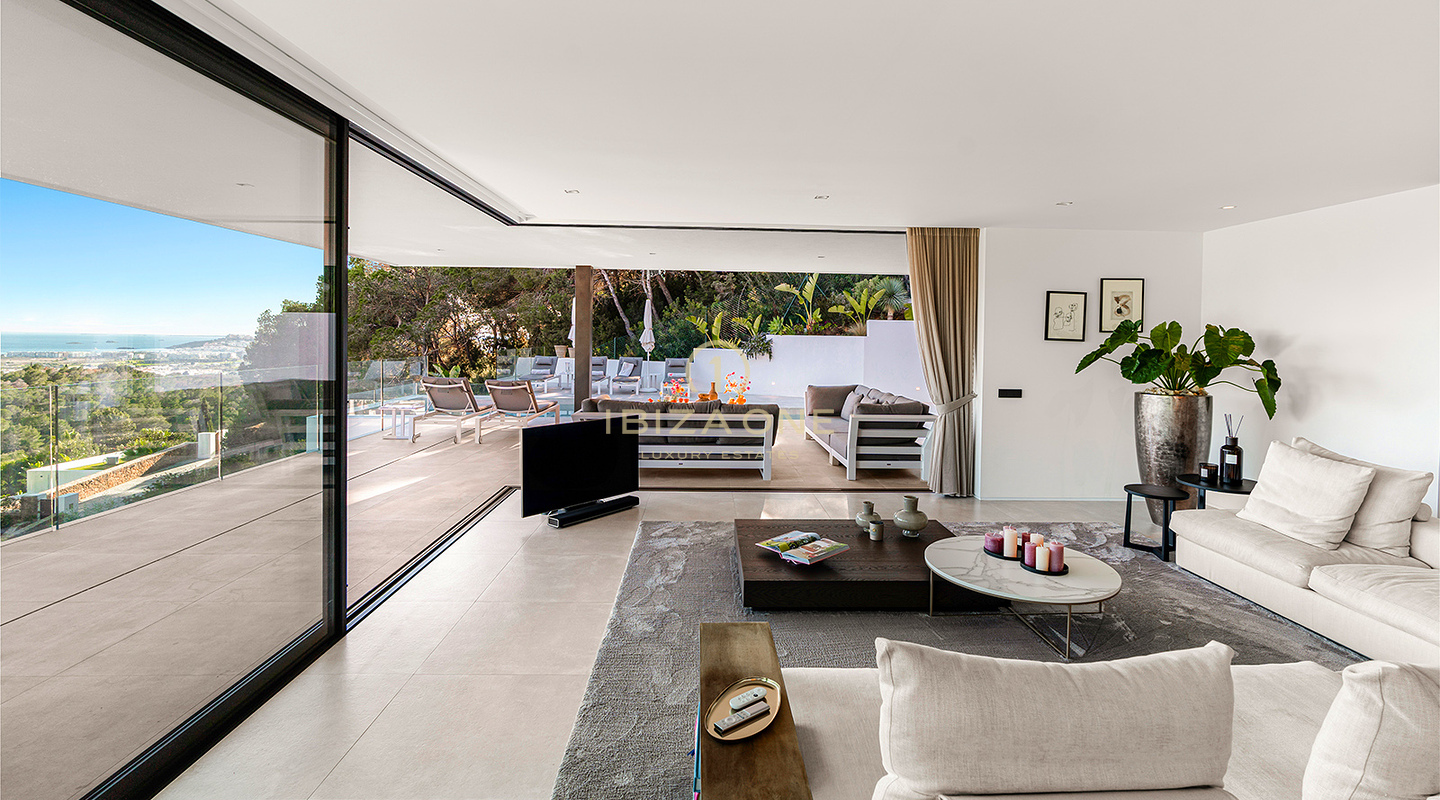 Exklusive Luxus-Designervilla in Can Furnet mit atemberaubender Aussicht zu verkaufen, Ibiza