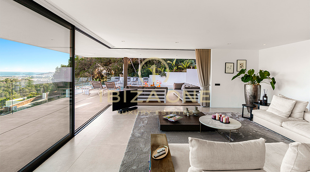 Exklusive Luxus-Designervilla in Can Furnet mit atemberaubender Aussicht zu verkaufen, Ibiza