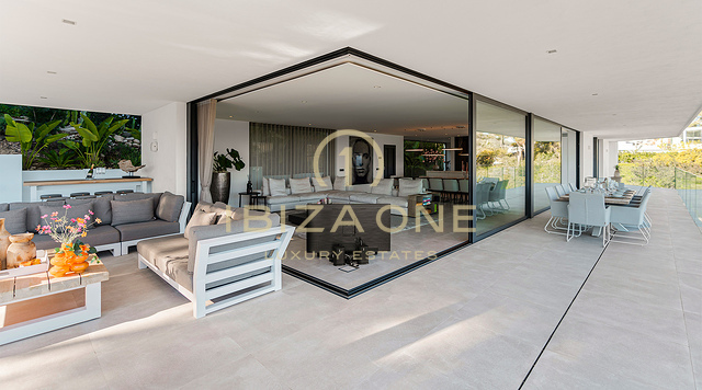 Esclusiva villa di lusso di design a Can Furnet con vista mozzafiato in vendita, Ibiza