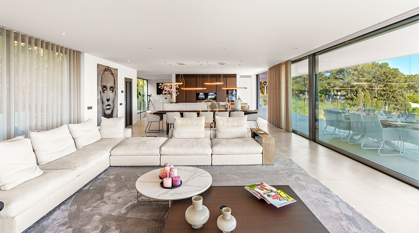 Villa de luxe exclusive à vendre à Can Furnet avec vue imprenable, Ibiza