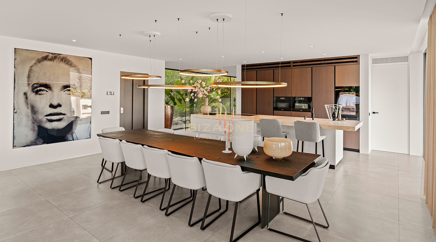 Exclusive luxury designer villa in Can Furnet with breathtaking views for sale, Ibiza