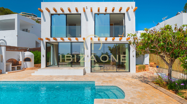 Villa de lujo, obra maestra arquitectónica de estilo Blakstad en venta en Ibiza