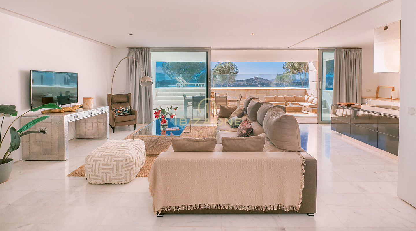 Exclusive luxury apartment in Es Pouet with breathtaking views for sale, Ibiza RESERVED