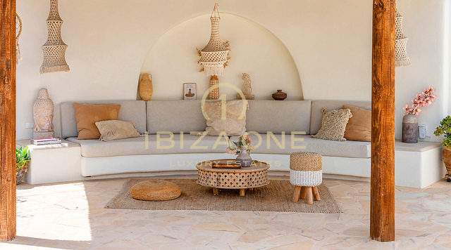 Stylish luxury bohemian villa with sunset views for sale, Ibiza